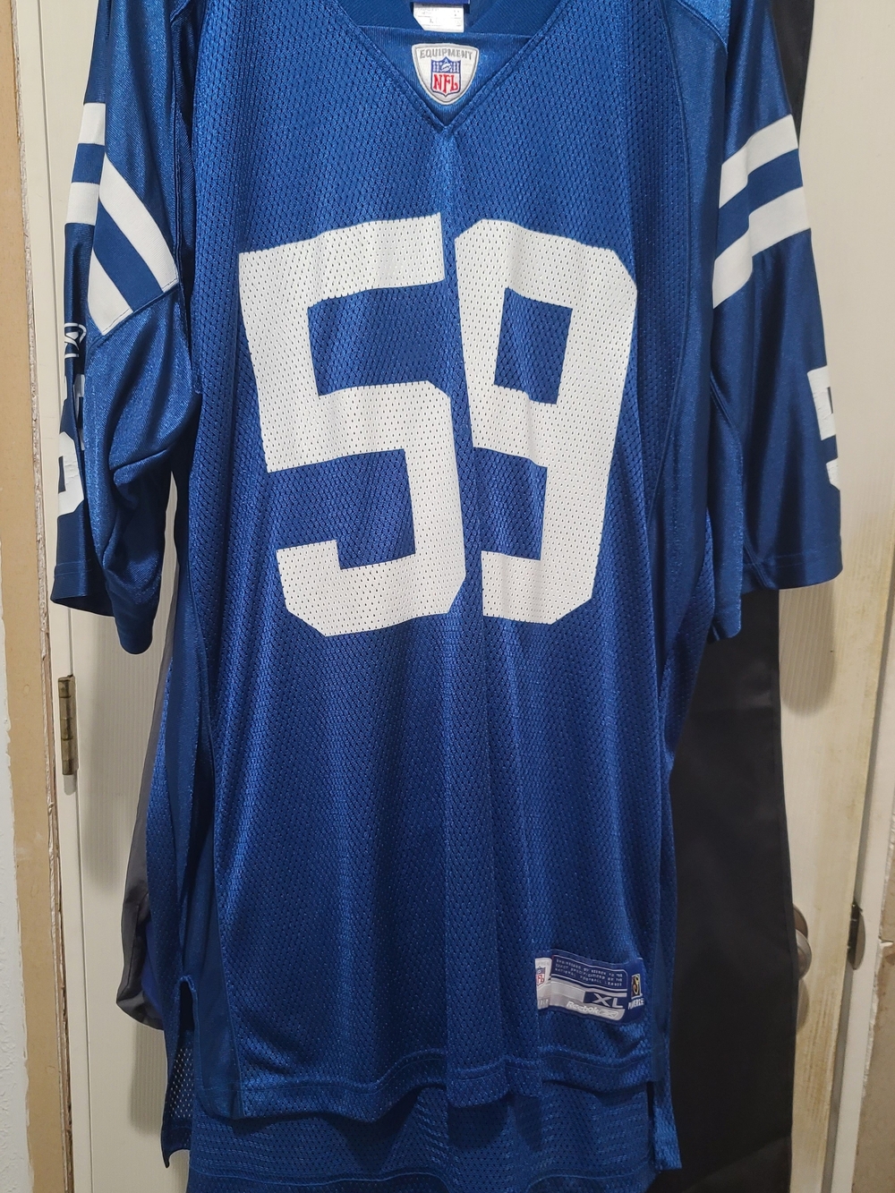 CATO JUNE Indianapolis Colts Men's NFL #59 Blue Football Jersey XL